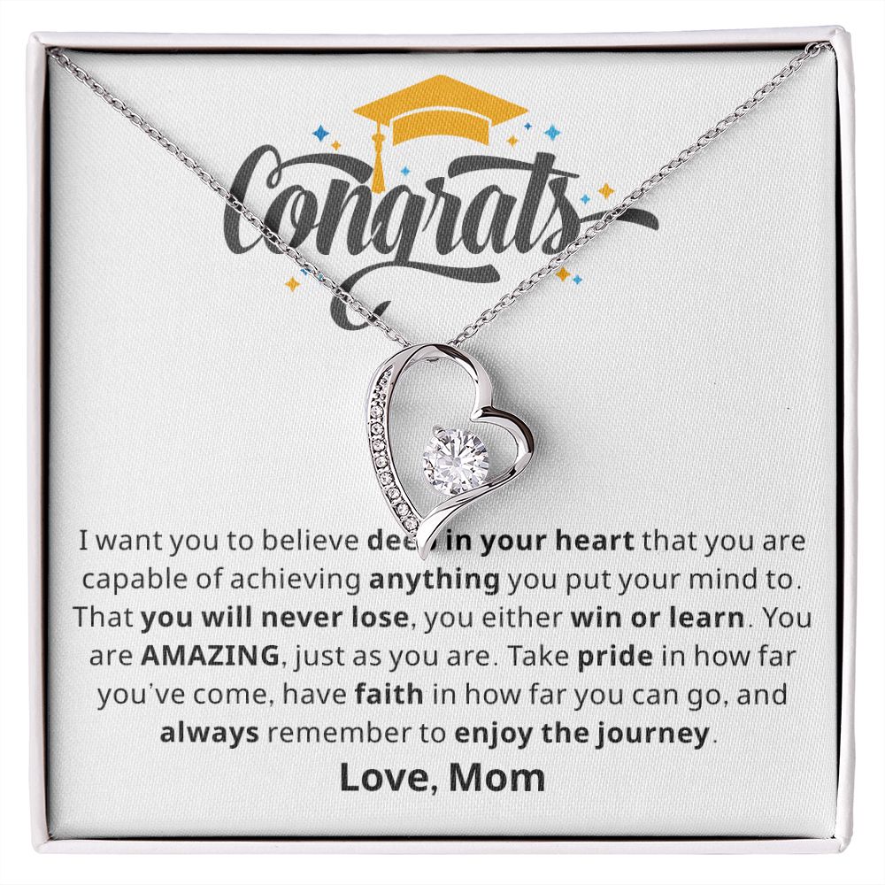 Graduation Gift For Her | Believe Necklace 0845FT2