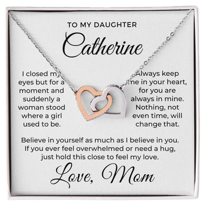 custom necklace gift for daughter