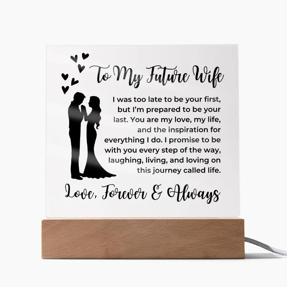 Future Wife Gift | Every Step Acrylic Plaque 0464T1-ACS