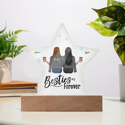 Personalized Gift | Custom Acrylic Star Plaque | Gift for Best Friend