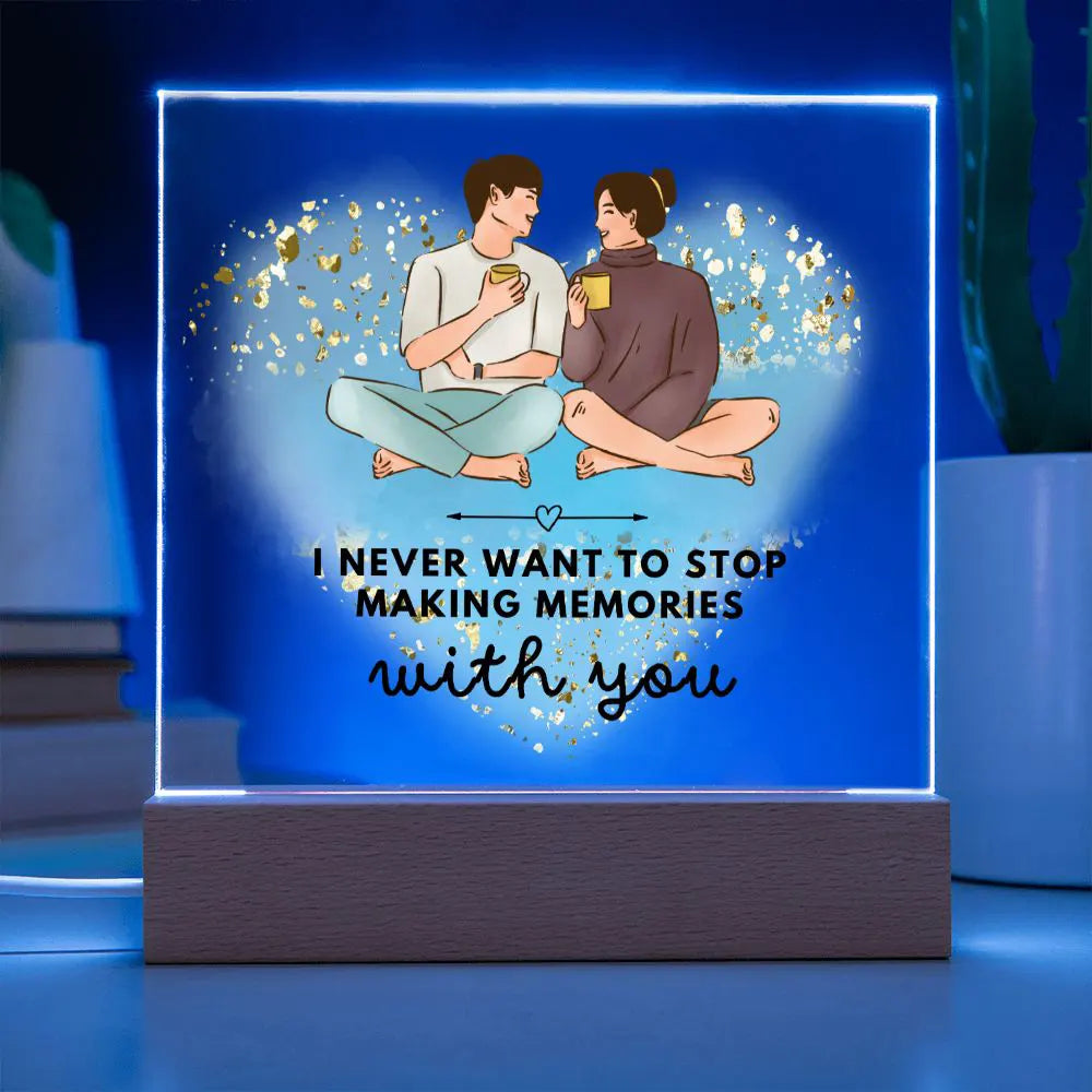 Anniversary Gift | With You Acrylic Plaque 011T2-ACS