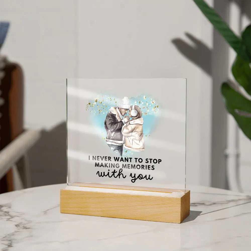 Anniversary Gift | With You Acrylic Plaque 011T3-ACS