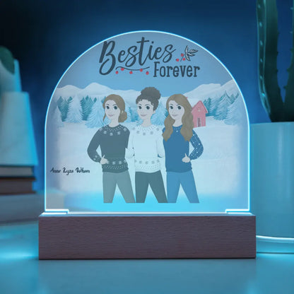 Personalized Gift | Custom Acrylic Dome Plaque | Best Friends Gifts DA-11