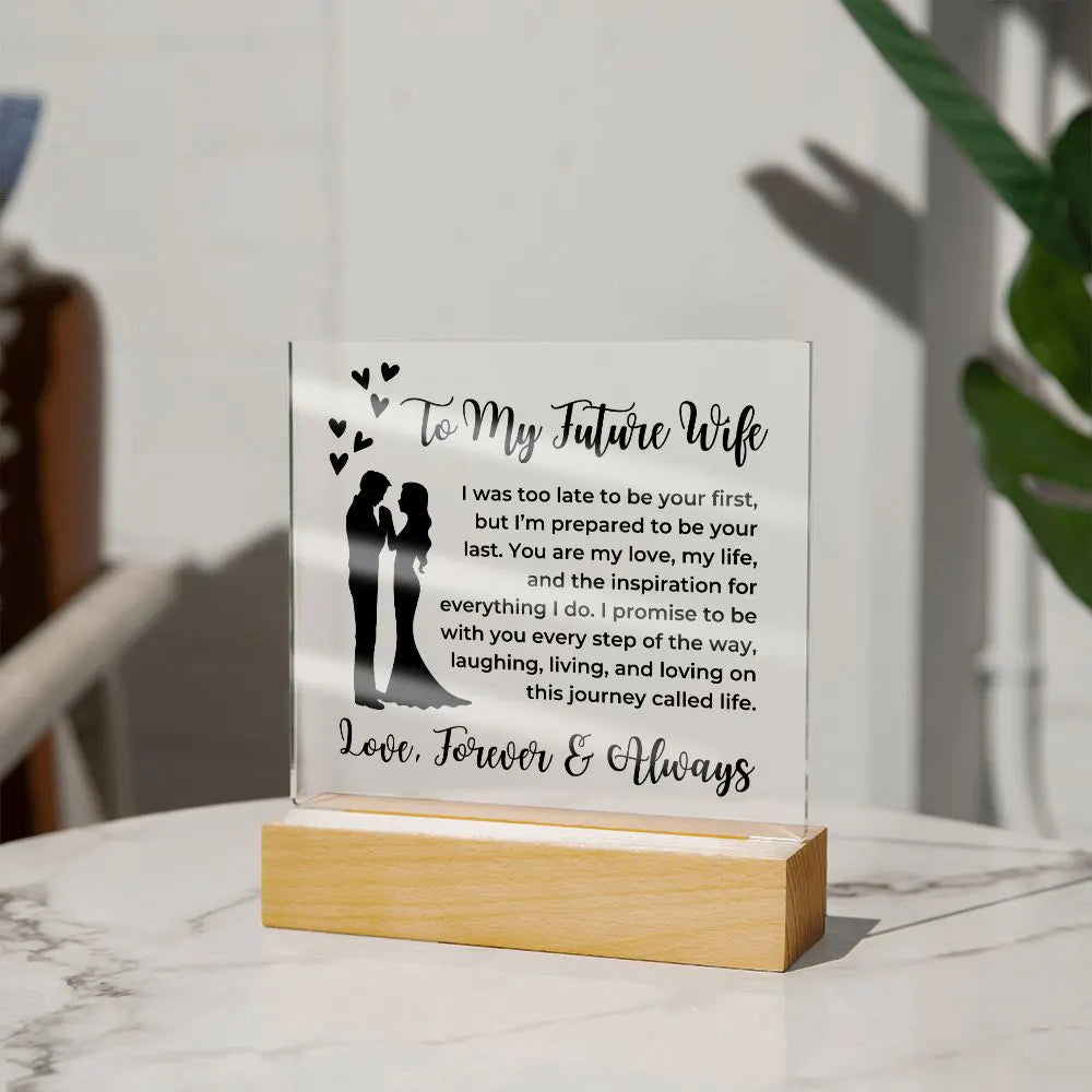 Future Wife Gift | Every Step Acrylic Plaque 0464T1-ACS