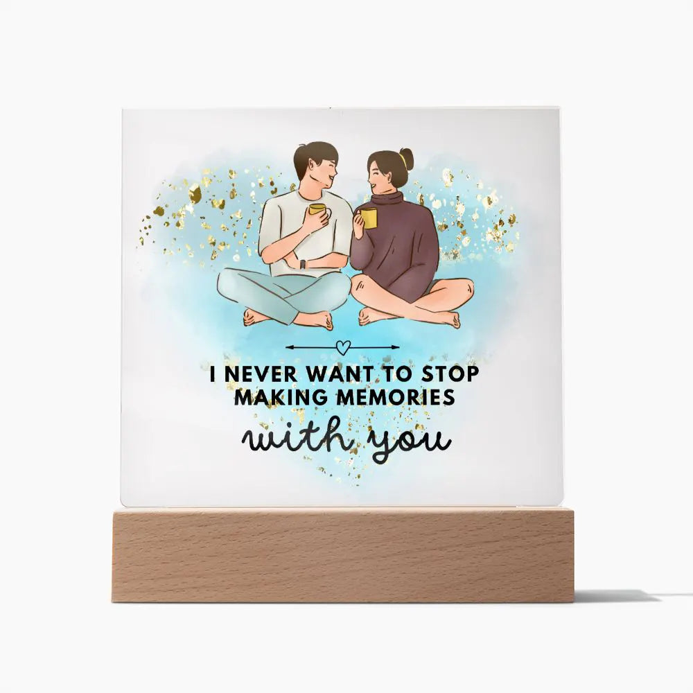 Anniversary Gift | With You Acrylic Plaque 011T2-ACS