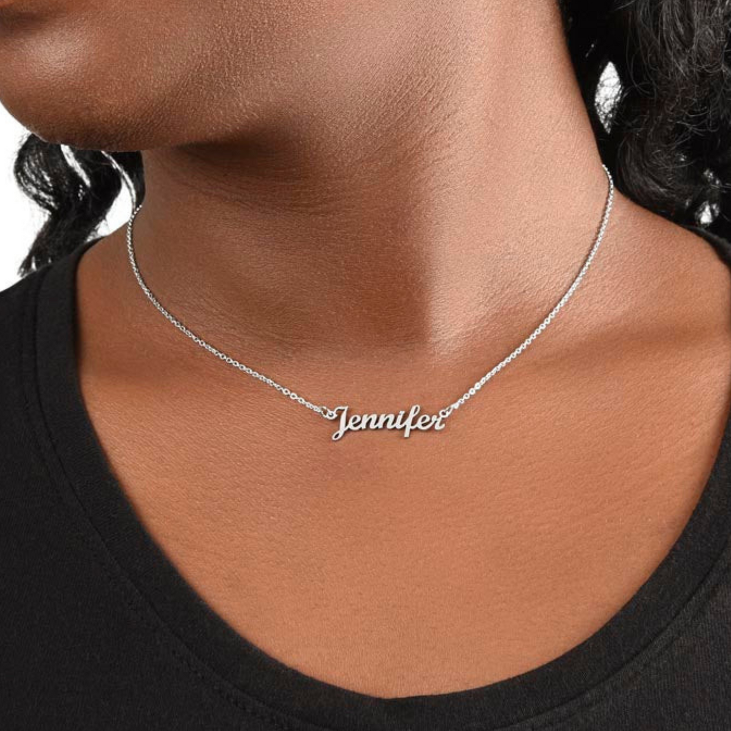 Personalized Stepdaughter Wedding Gift | Promise Name Necklace 0717NNT1