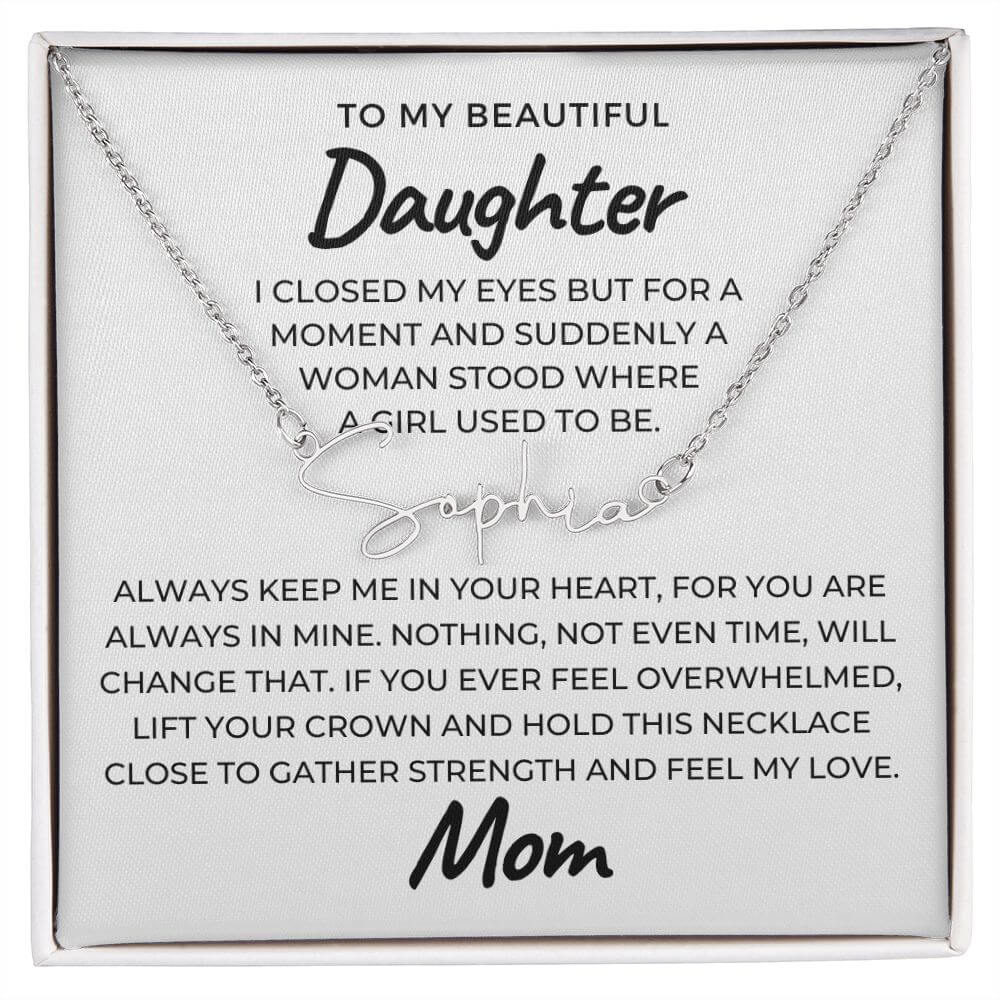 mother daughter necklace