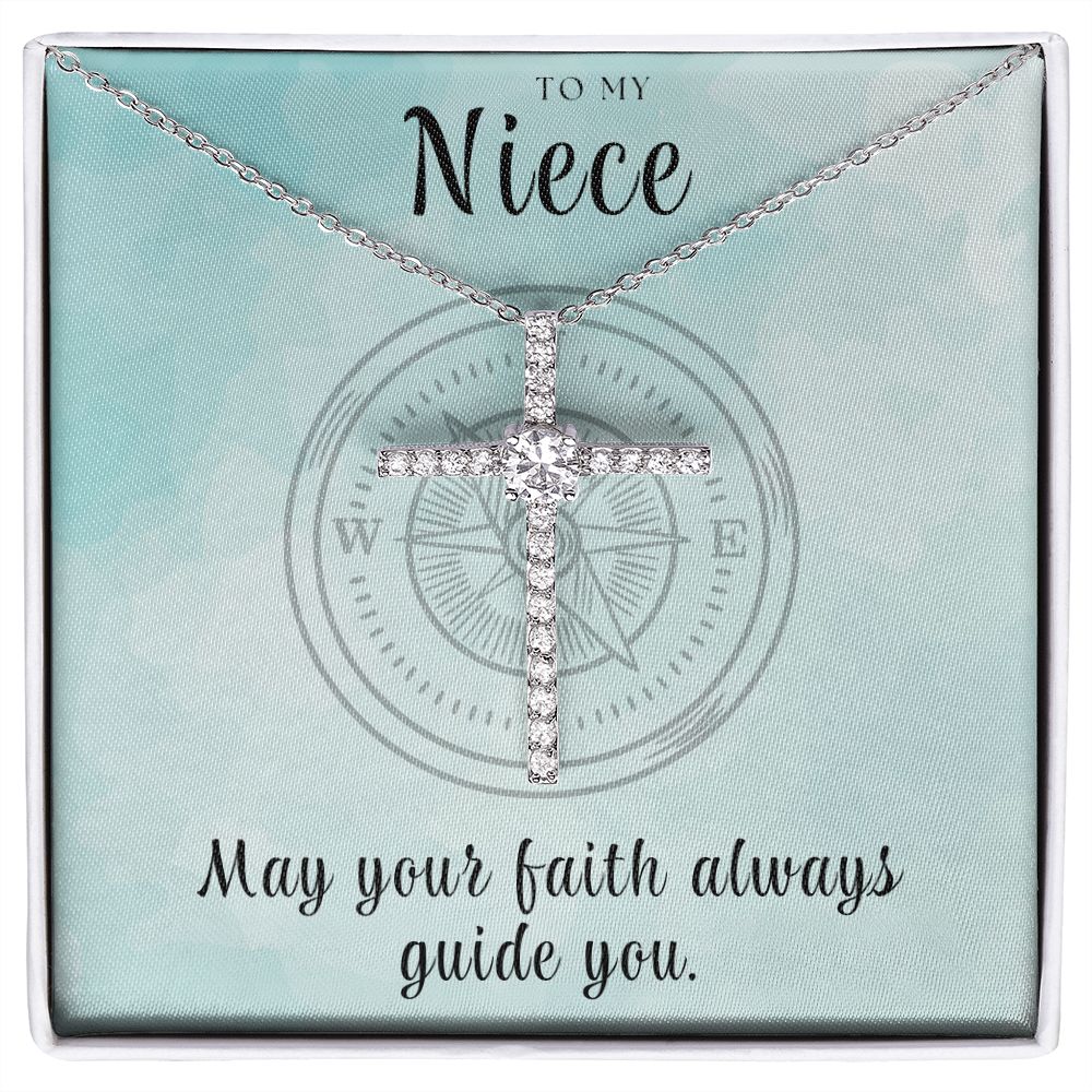 Christian Gift For Her | Faith Cross Necklace 0813CN