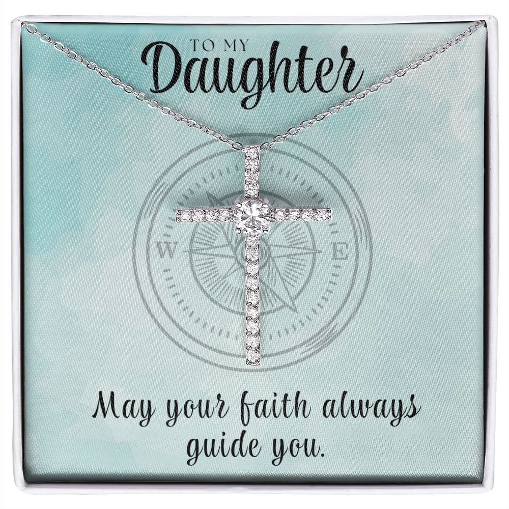 Christian Gift For Her | Faith Cross Necklace 0809CN