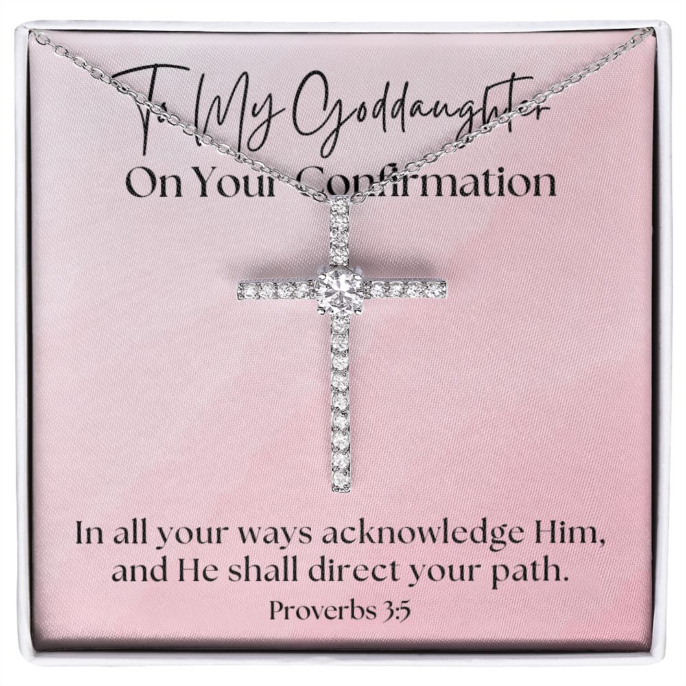 Confirmation Gift For Girl | Your Path Cross Necklace 0818CN