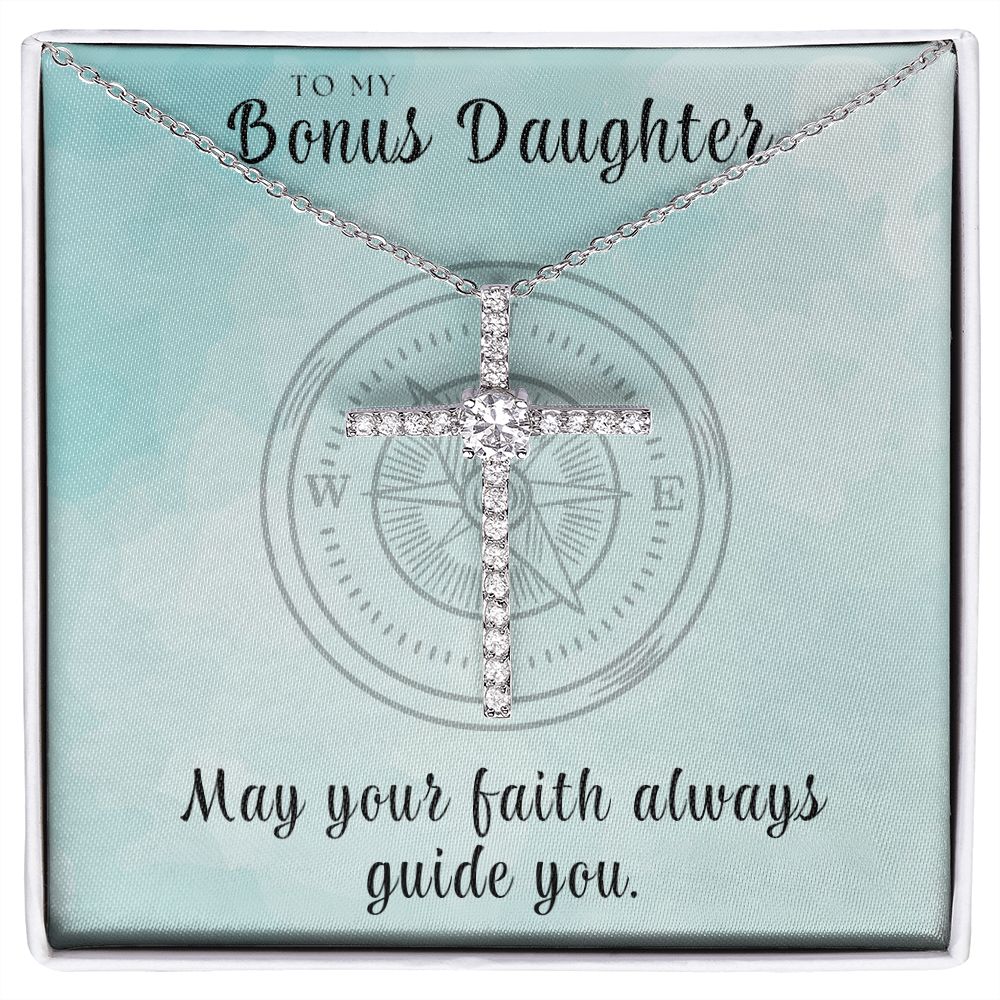 Christian Gift For Her | Faith Cross Necklace 0811CN