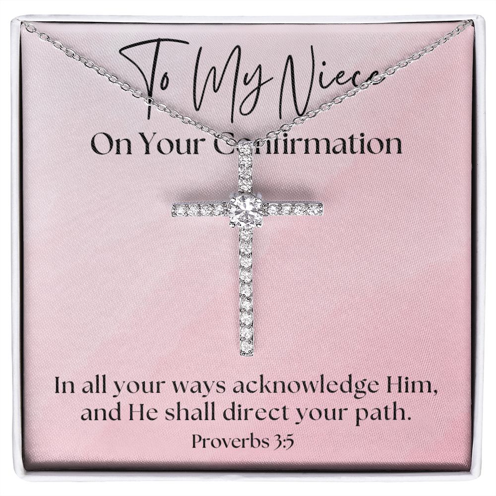 Confirmation Gift For Girl | Your Path Cross Necklace 0819CN