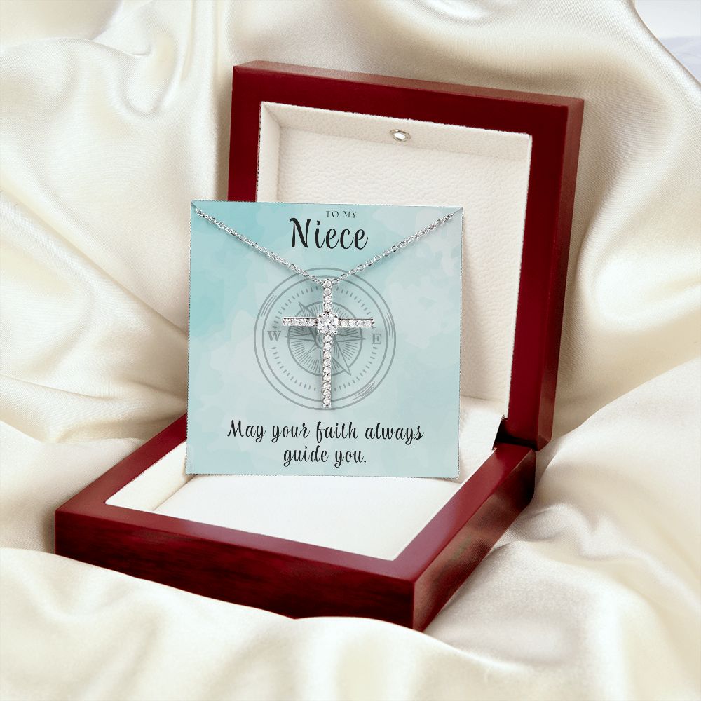 Christian Gift For Her | Faith Cross Necklace 0813CN