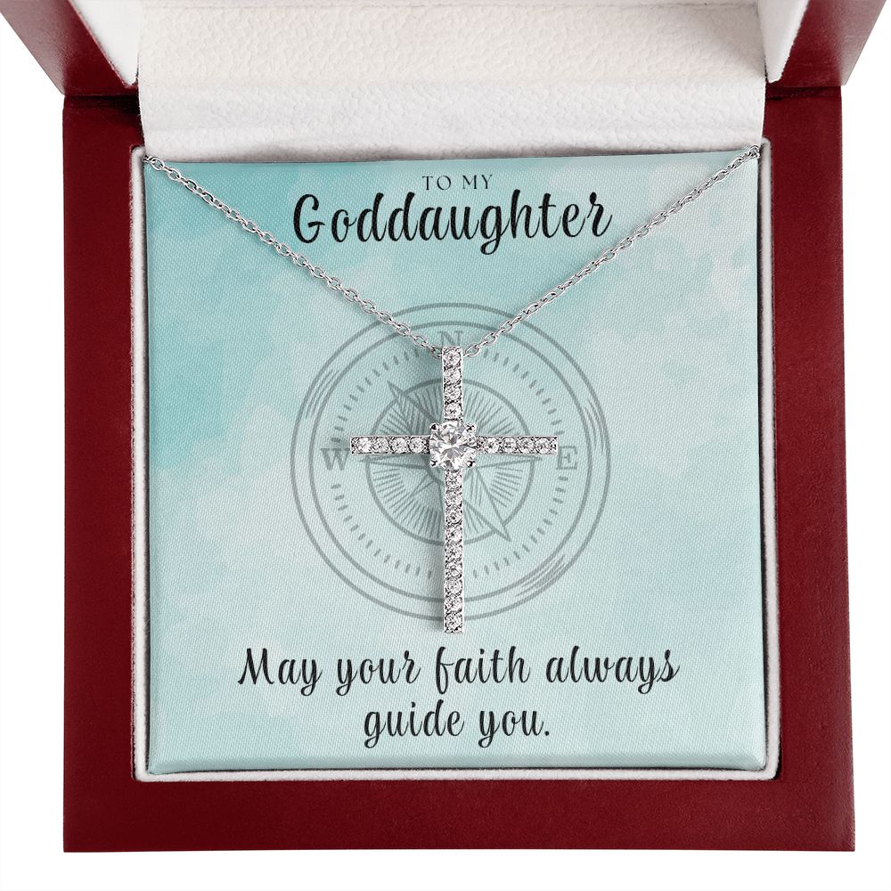 Christian Gift For Her | Faith Cross Necklace 0812CN