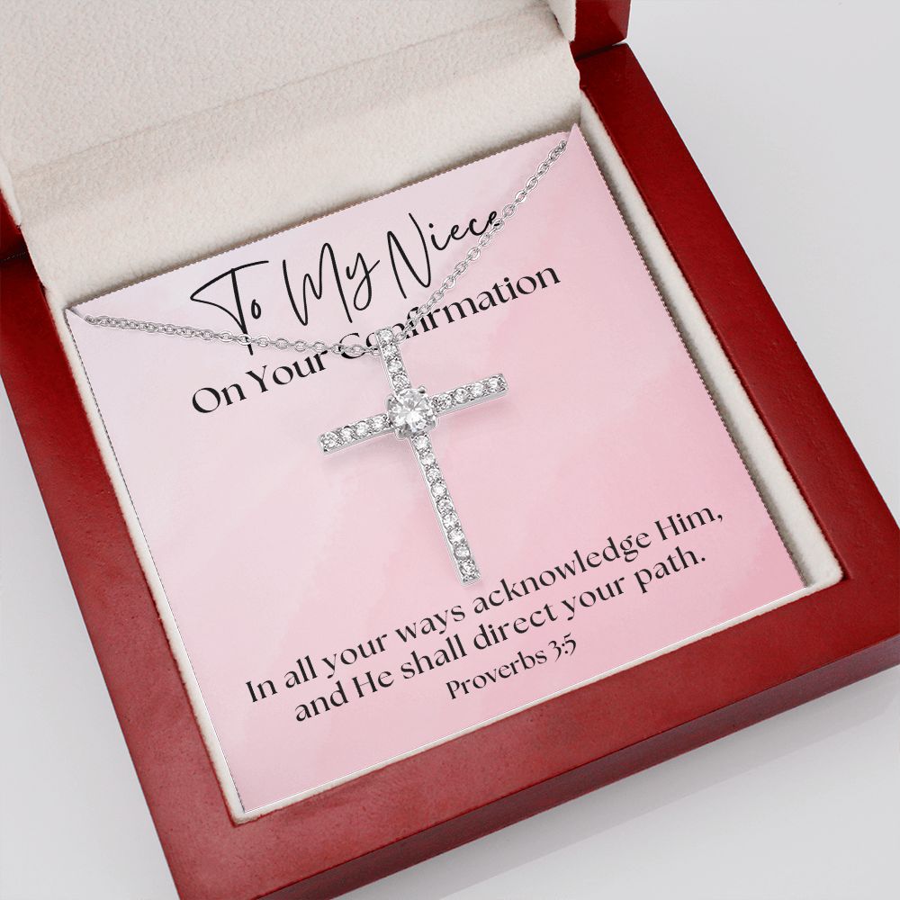 Confirmation Gift For Girl | Your Path Cross Necklace 0819CN