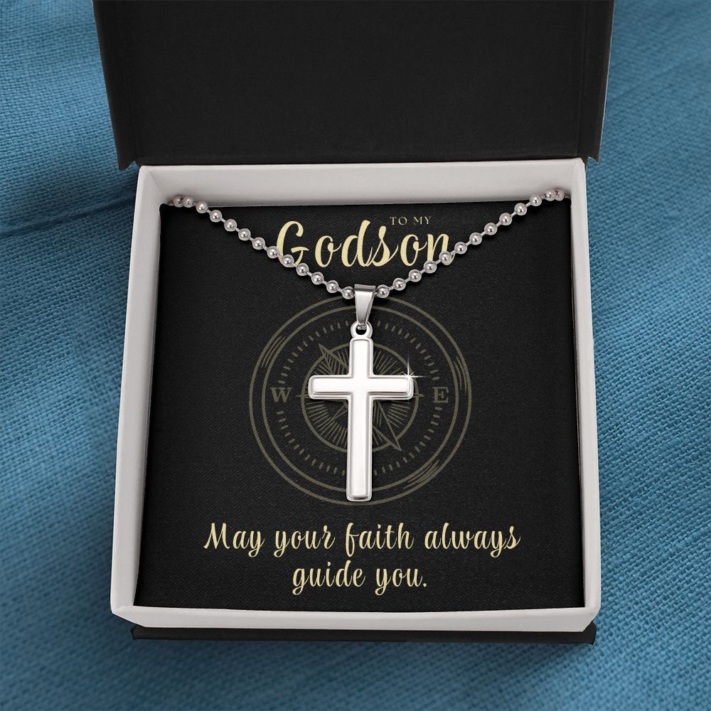 Christian Gift For Him | Faith Cross Necklace 0792CN