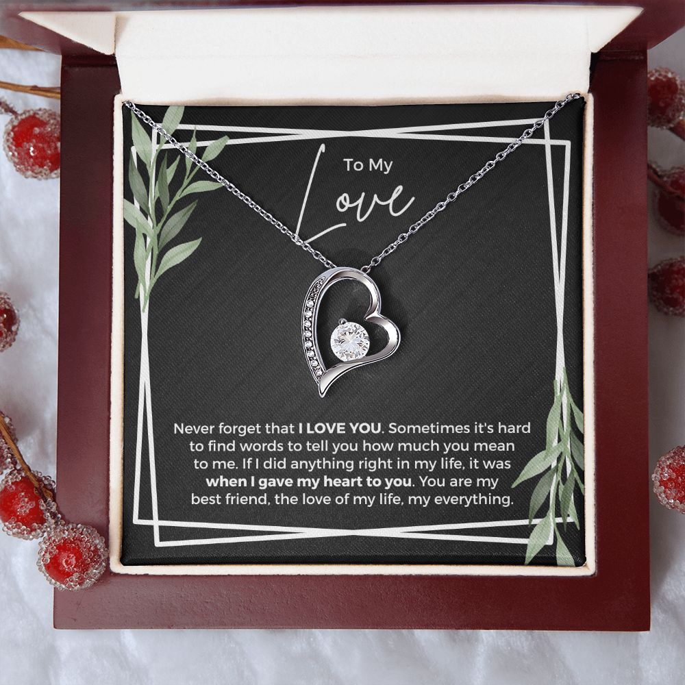 Soulmate Gift | Love Of My Life Necklace 0772T10F