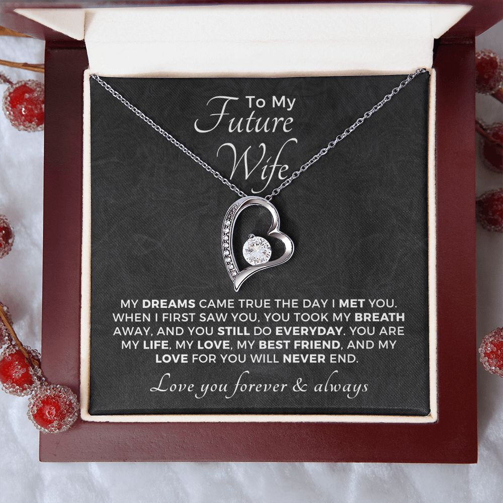 Future Wife, Mrs. Gift | Dreams Came True Necklace 0743T1F