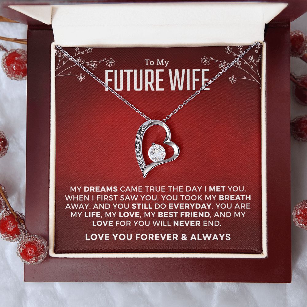 Future Wife, Mrs. Gift | Dreams Came True Necklace 0743T4F