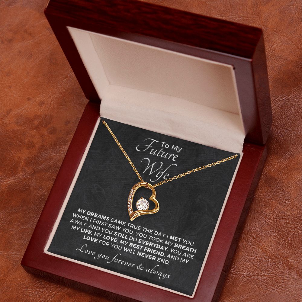 Future Wife, Mrs. Gift | Dreams Came True Necklace 0743T1F