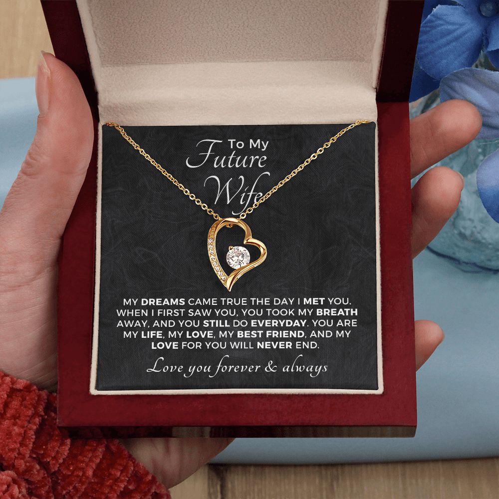 Future Wife, Mrs. Gift | Dreams Came True Necklace 0743T1F