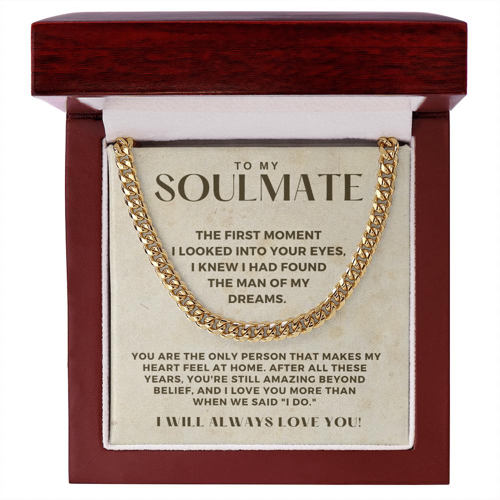 Soulmate Gift | My Dreams Cuban Link Chain 0566T8