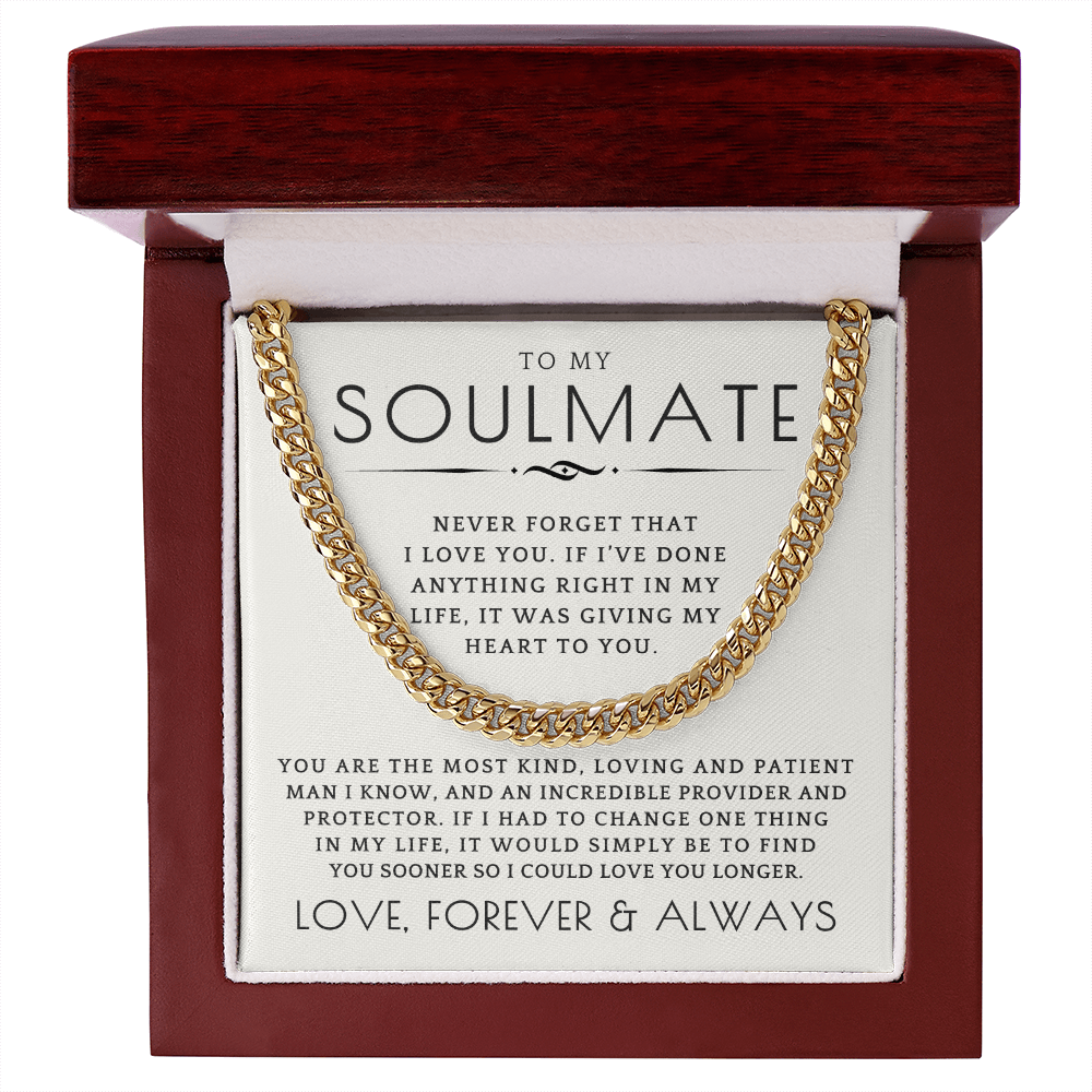 Soulmate Gift | One Thing Cuban Link Chain 0575T2