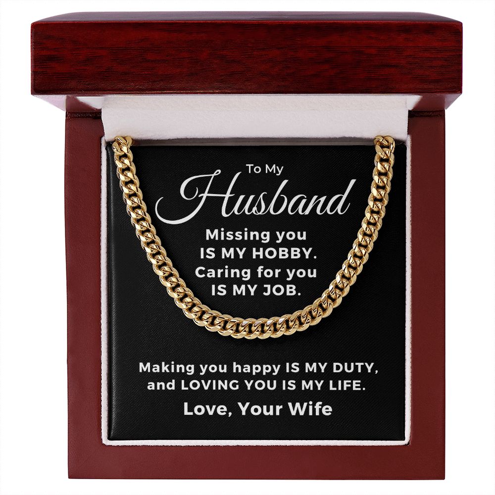 Gift For Husband | My Everything Cuban Link Chain 0767T3C