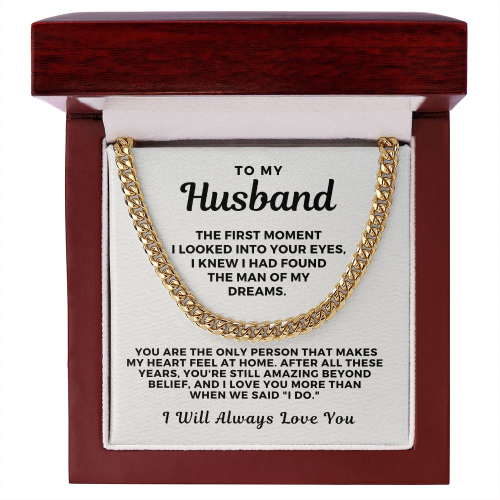 Gift For Husband | My Dreams Cuban Link Chain 0697T1