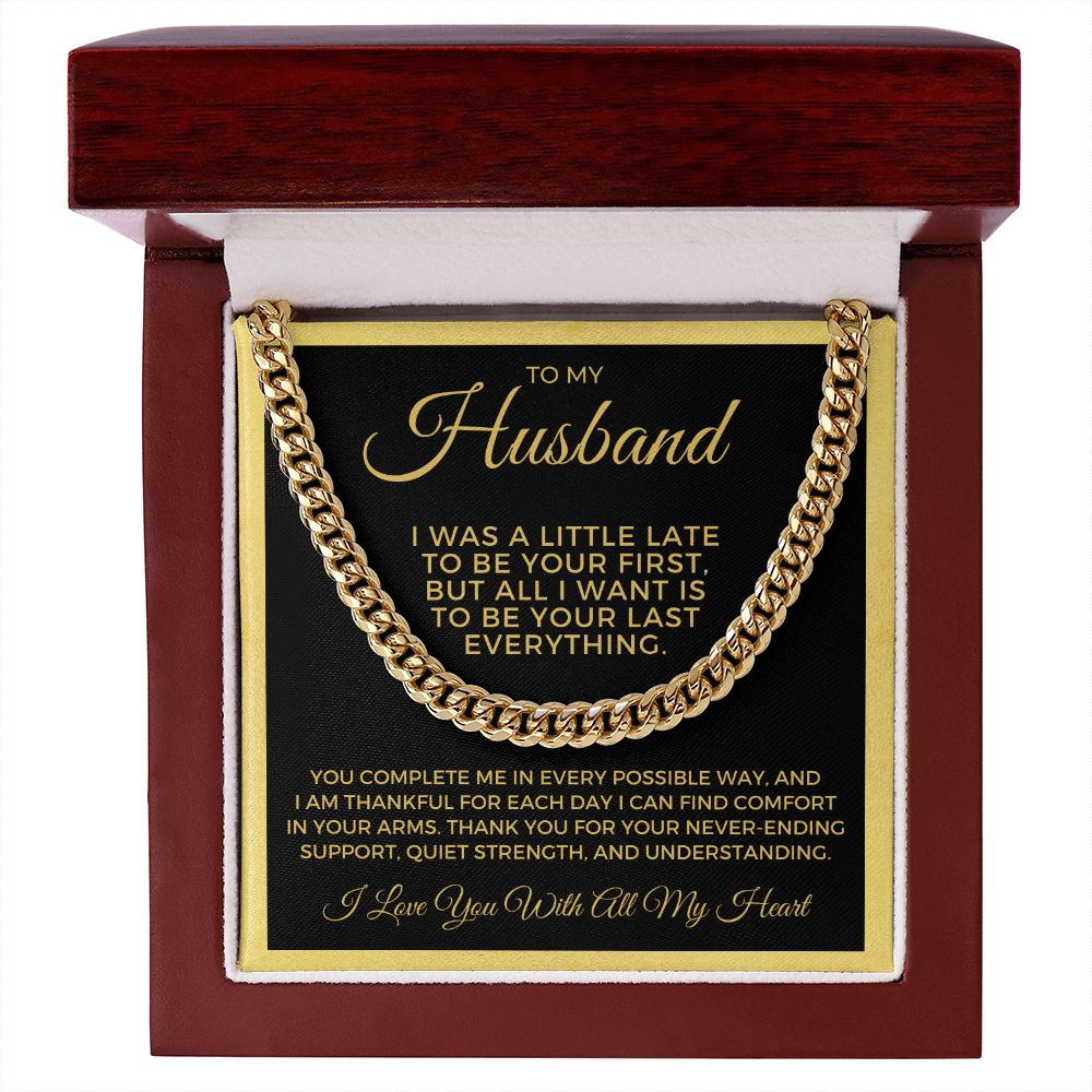 Gift For Husband | Last Everything Cuban Link Chain 0696T11