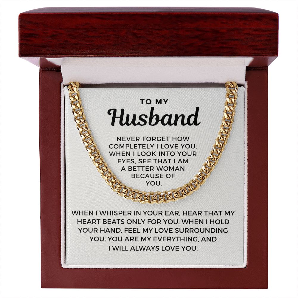 Gift For Husband | When I Cuban Link Chain 0700T1