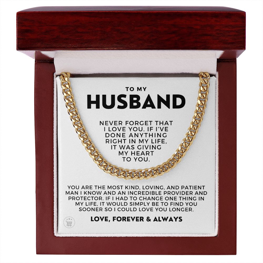 Gift For Husband | One Thing Cuban Link Chain 0711T6