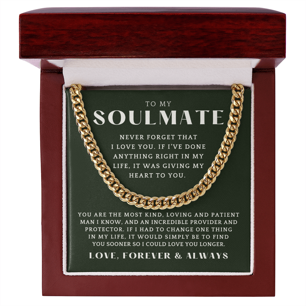 Soulmate Gift | One Thing Cuban Link Chain 0575T1