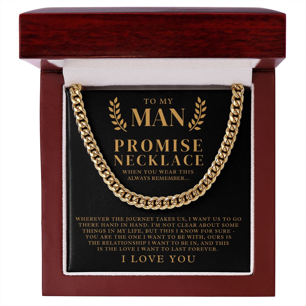 Soulmate Gift | Promise Cuban Link Chain 0773T4C