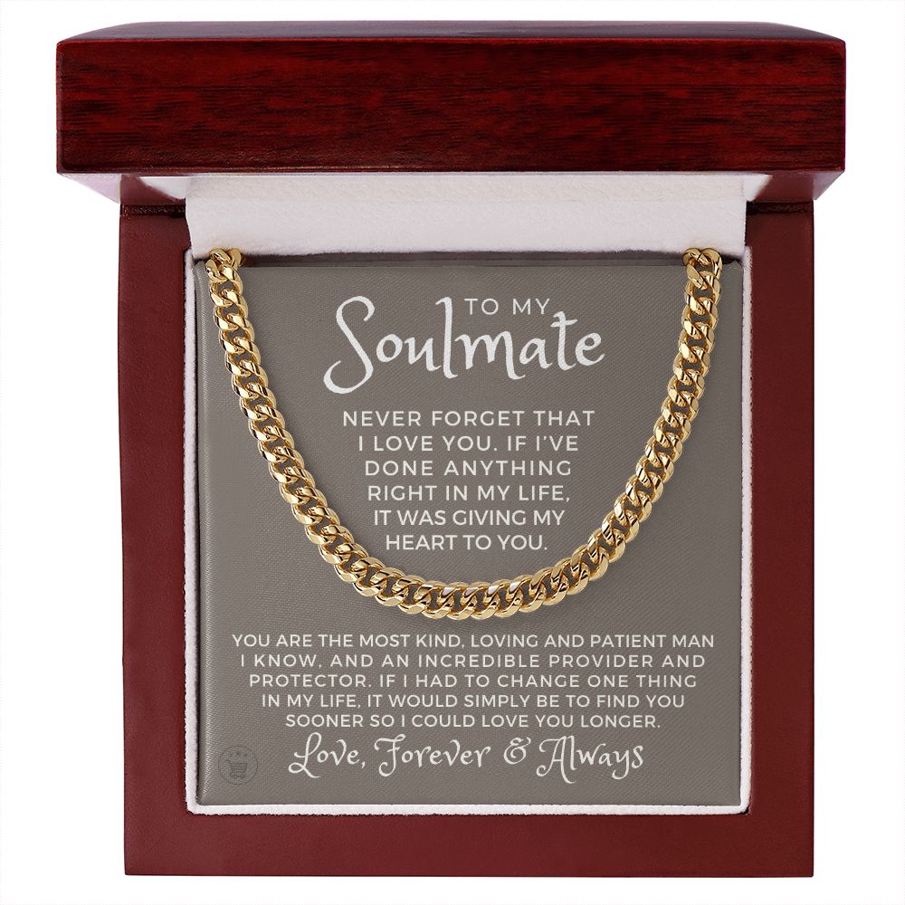 Soulmate Gift | One Thing Cuban Link Chain 0575T13