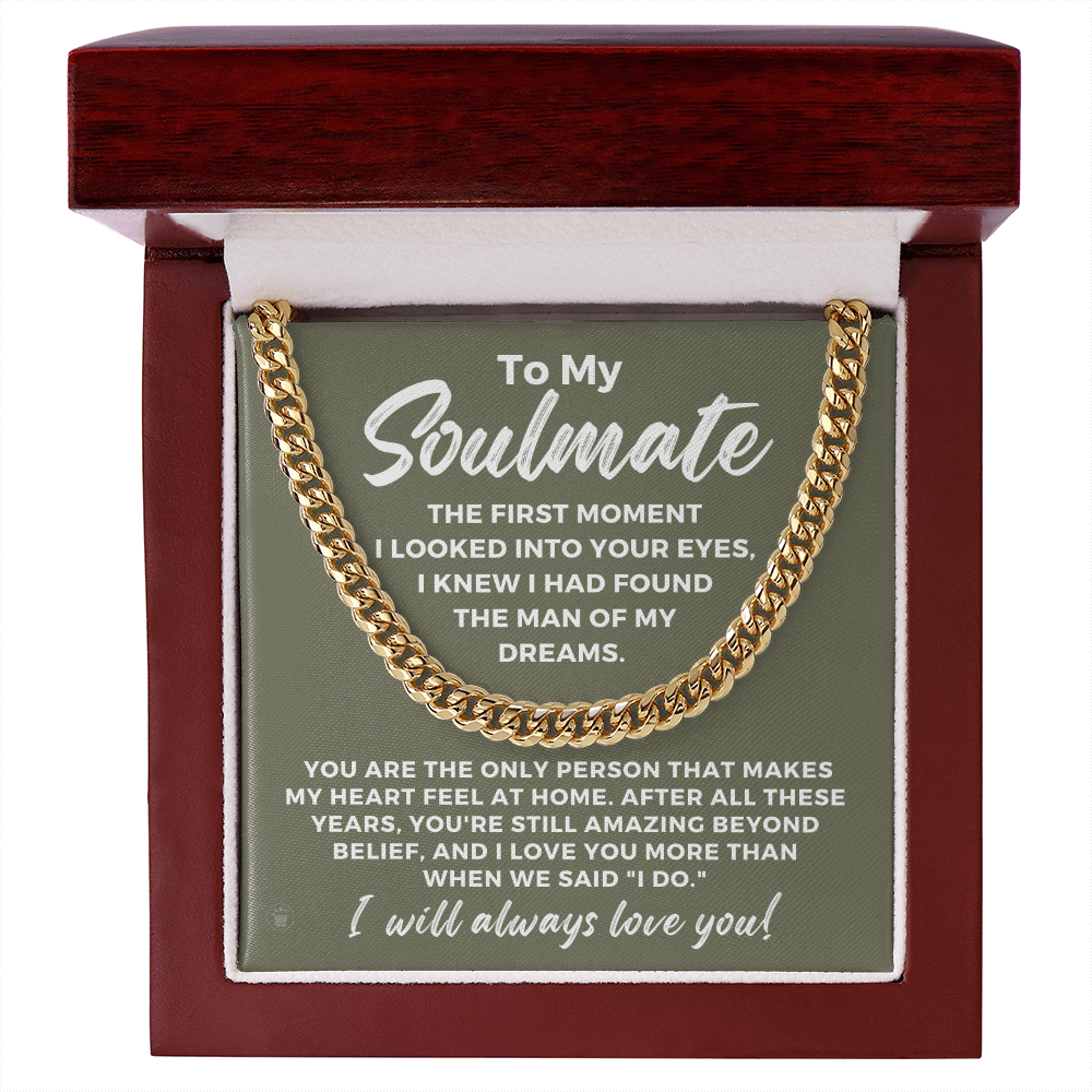 Soulmate Gift | My Dreams Cuban Link Chain 0566T2