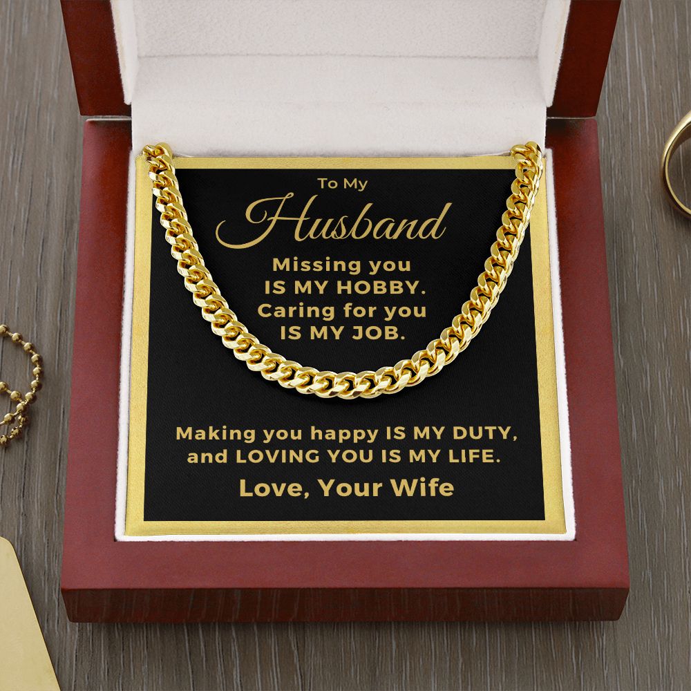 Gift For Husband | My Everything Cuban Link Chain 0767T7C