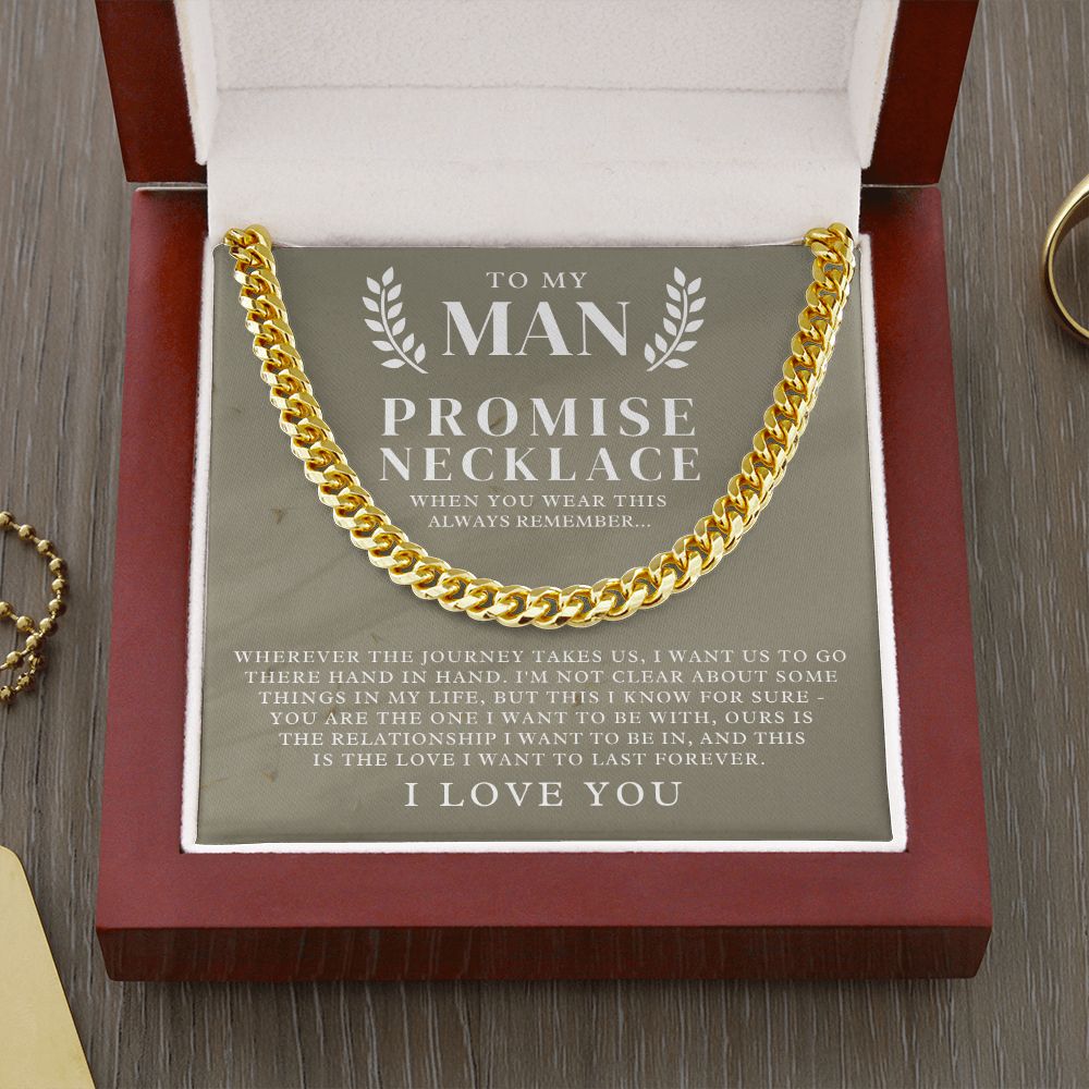 Soulmate Gift | Promise Cuban Link Chain 0773T6C