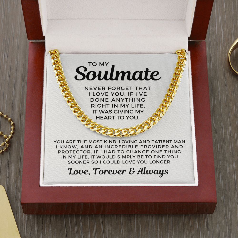 Soulmate Gift | One Thing Cuban Link Chain 0575T14