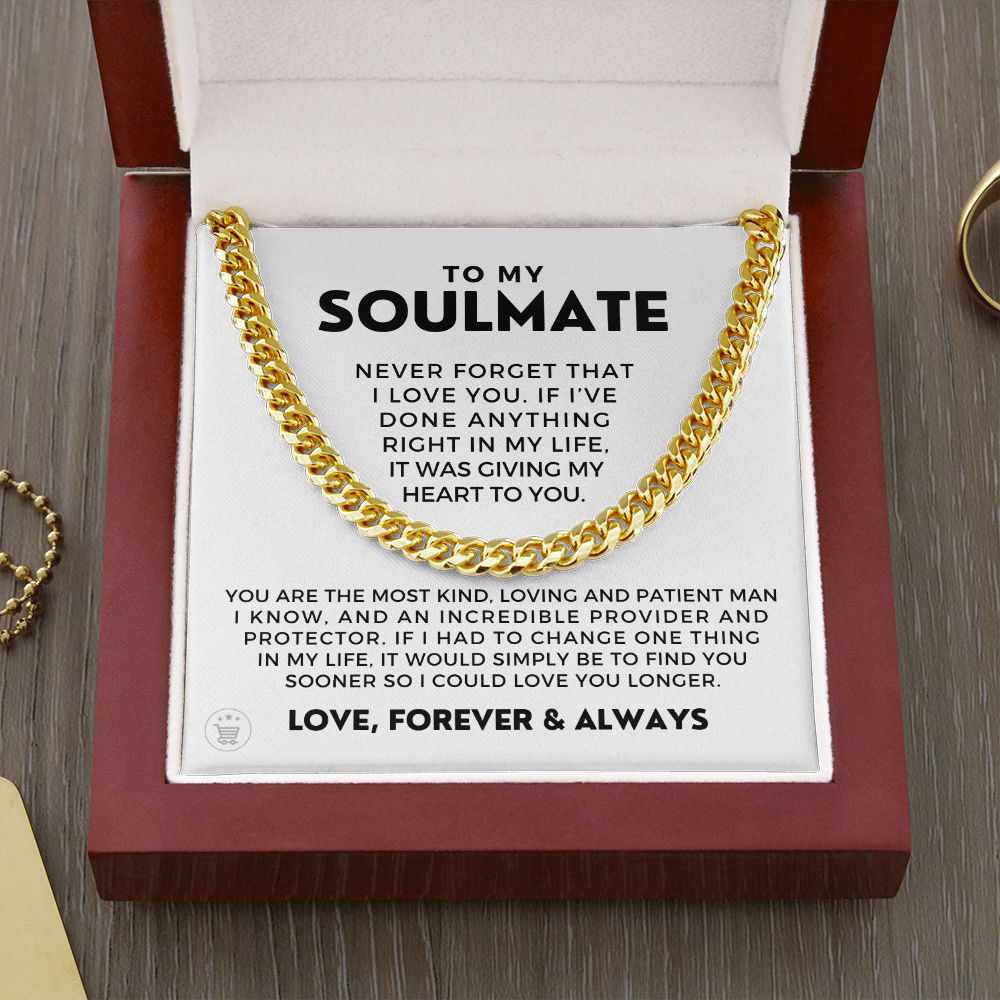 Soulmate Gift | One Thing Cuban Link Chain 0575T15