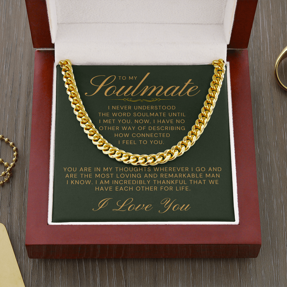 Soulmate Gift | Companion Cuban Link Chain 0574T8