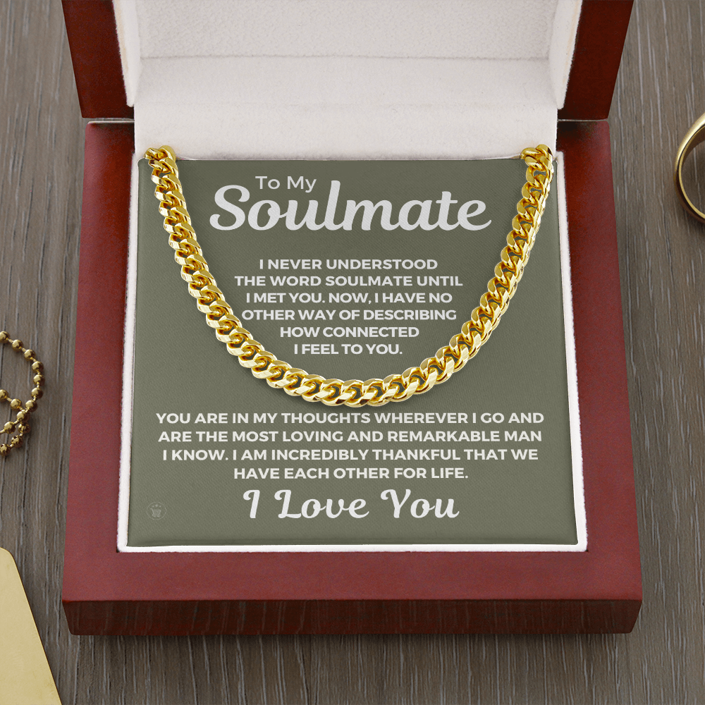 Soulmate Gift | Companion Cuban Link Chain 0574T7