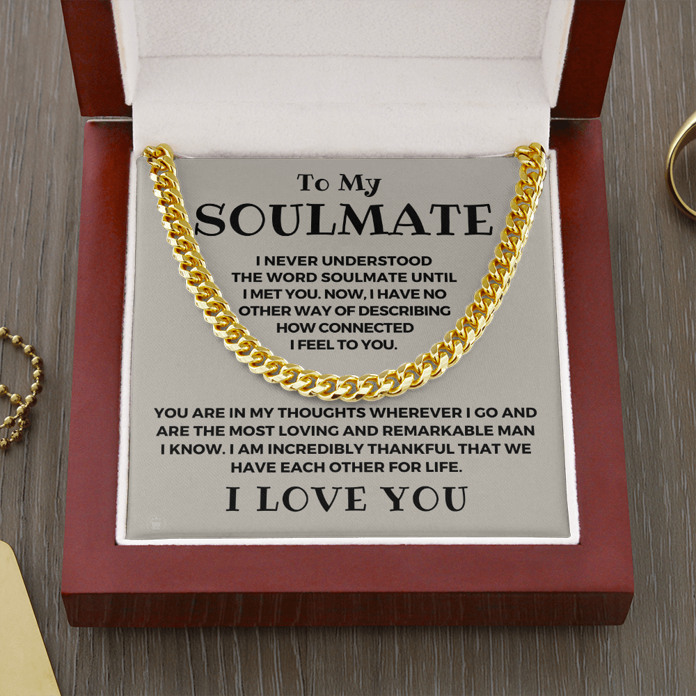 Soulmate Gift | Companion Cuban Link Chain 0574T5