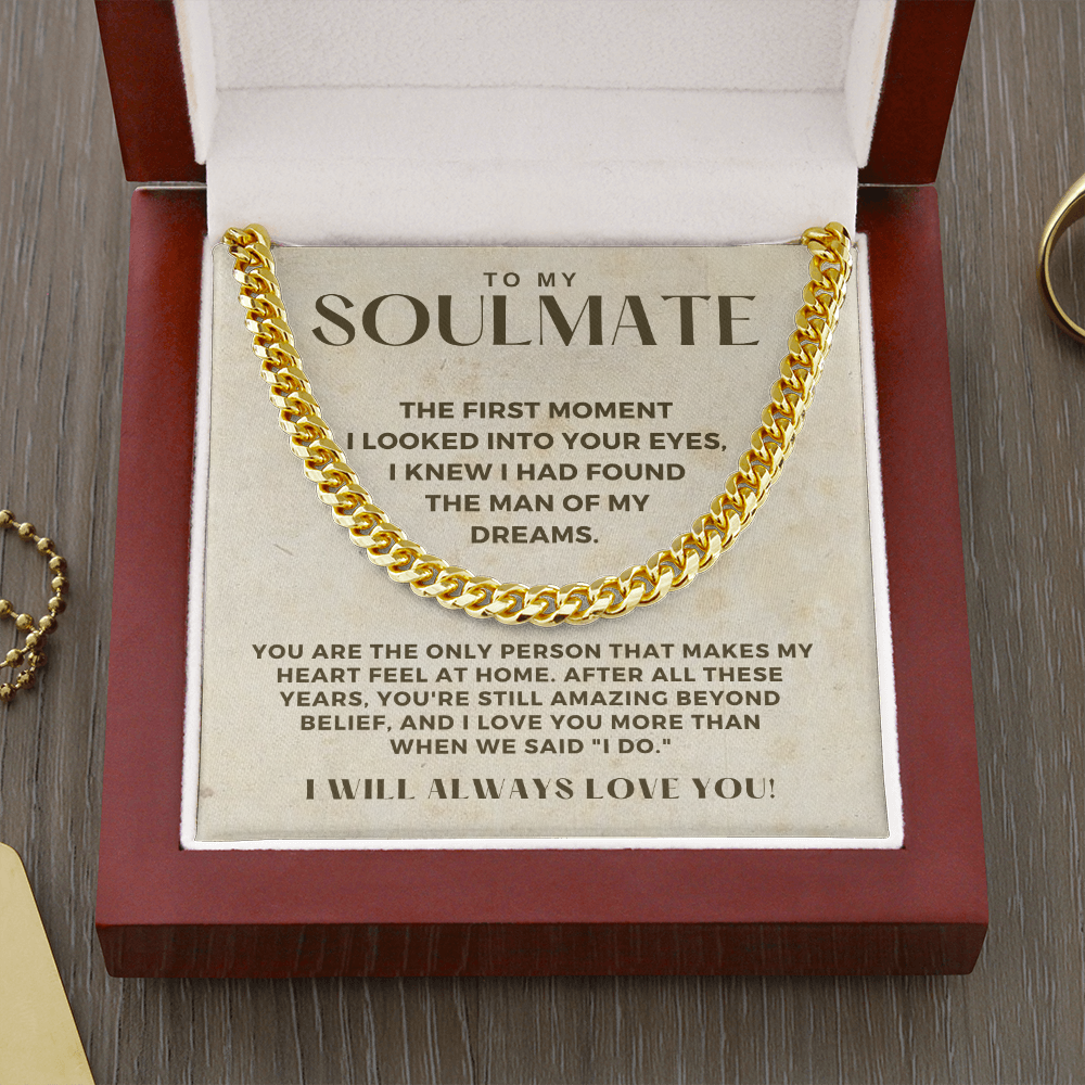 Soulmate Gift | My Dreams Cuban Link Chain 0566T8