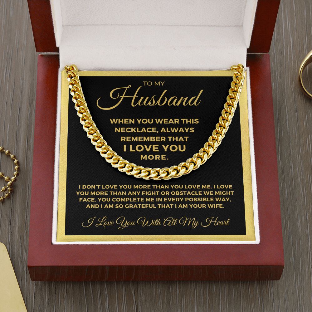 Gift For Husband | More Than Cuban Link Chain 0691T11