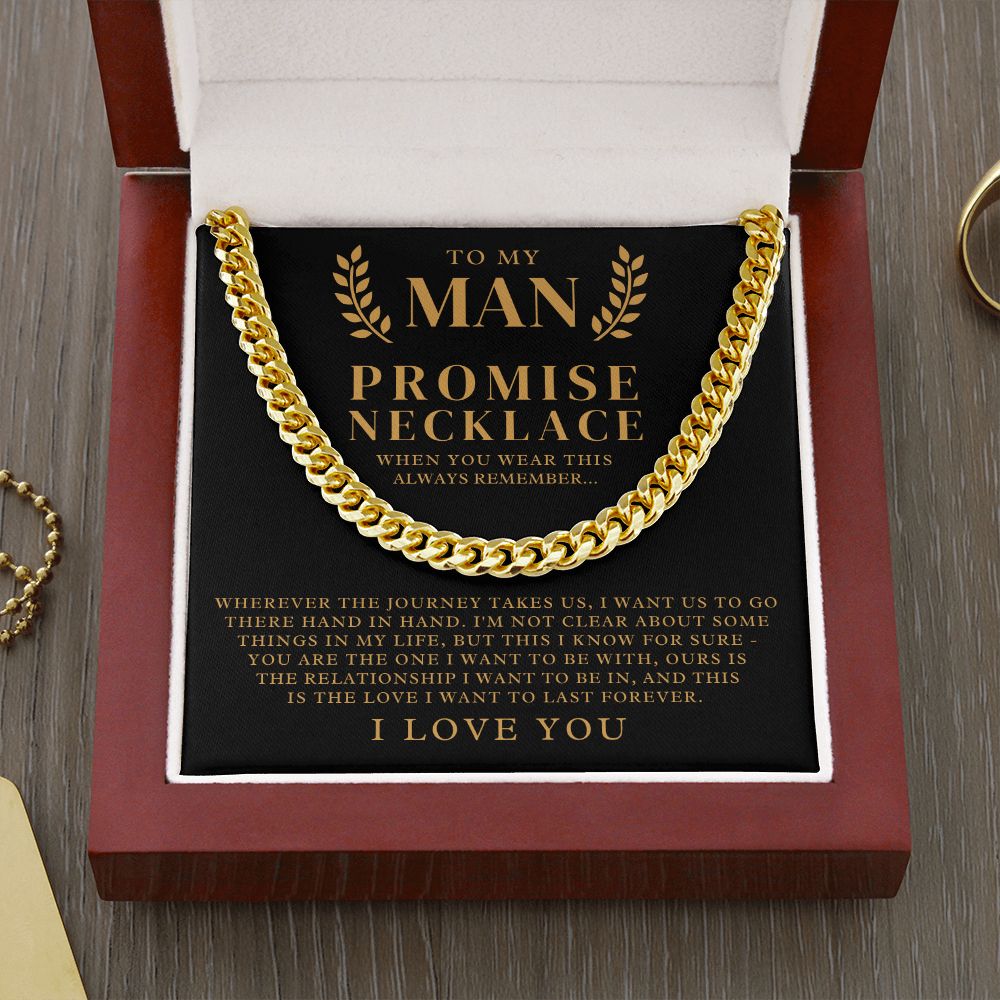 Soulmate Gift | Promise Cuban Link Chain 0773T4C