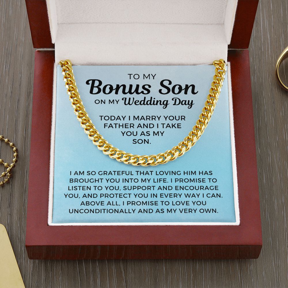 Bonus Son Wedding Gift | Promise Cuban Link Chain 0786T12C