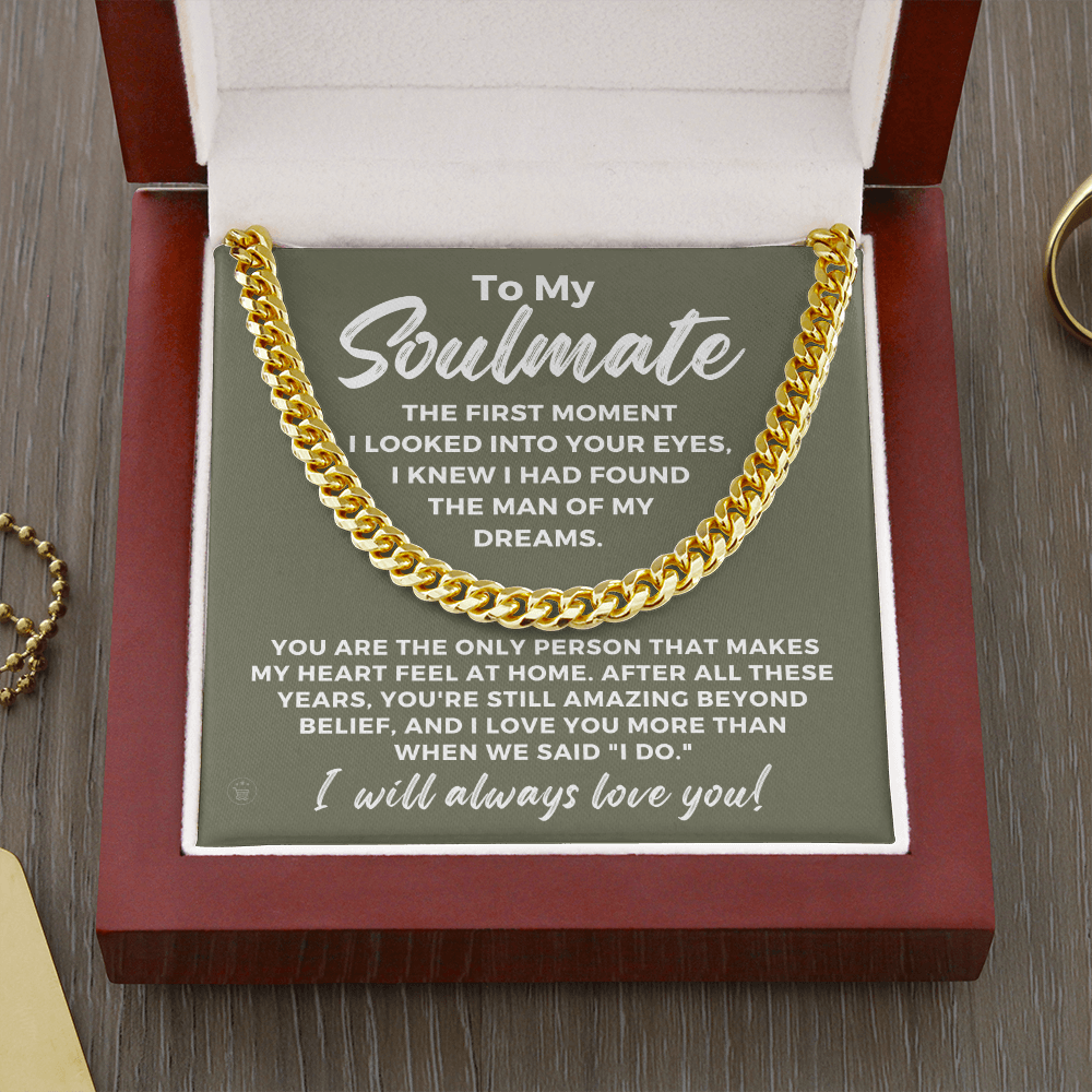 Soulmate Gift | My Dreams Cuban Link Chain 0566T2