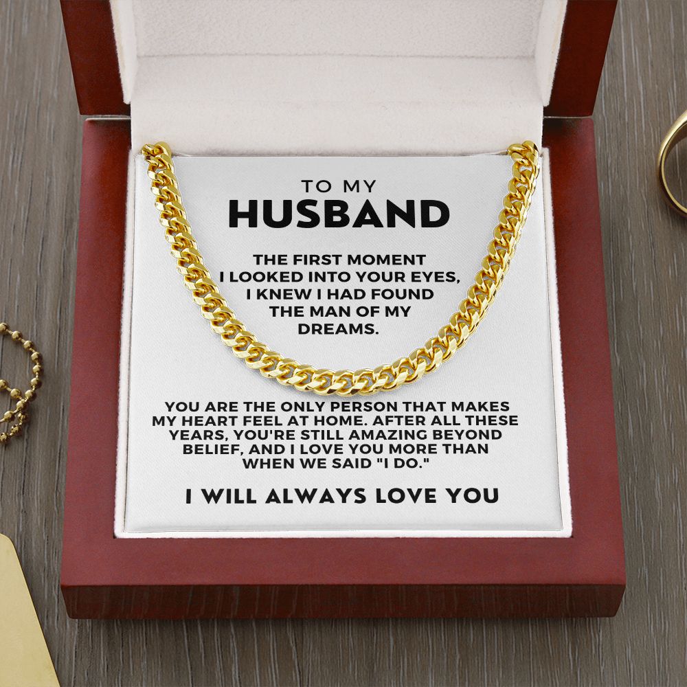 Gift For Husband | My Dreams Cuban Link Chain 0697T2