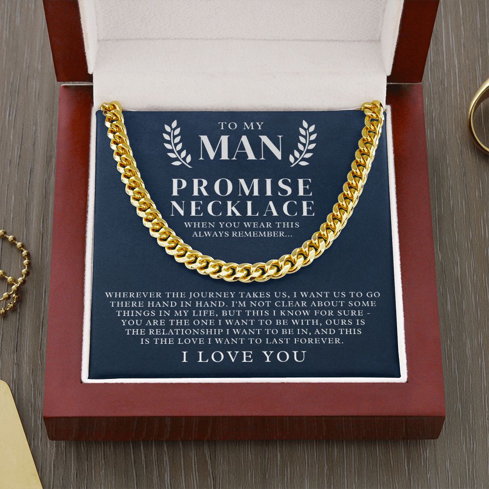 Soulmate Gift | Promise Cuban Link Chain 0773T8C